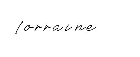96+ Lorraine Electronic Signatures | Handwritten Online Signature