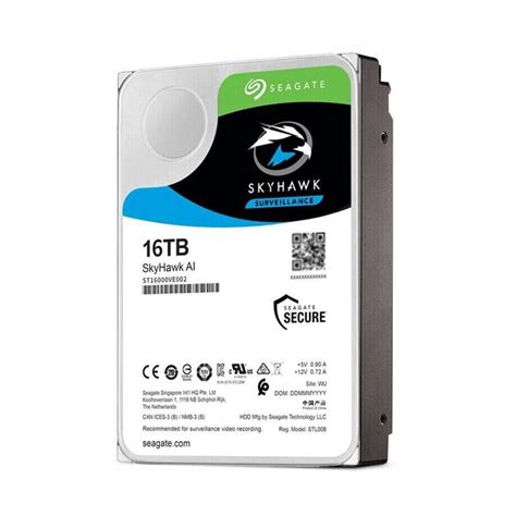 Seagate SkyHawk AI 16TB Surveillance Hard Drive (ST16000VE002) | NetXL