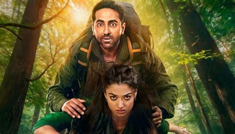 Maddock Films Unveils Thamma Poster Ft. Ayushmann Khurrana and Rashmika ...