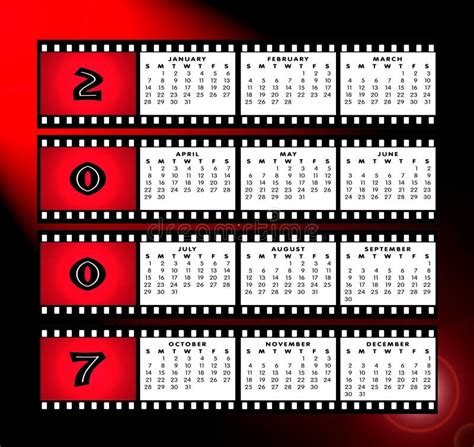 2007日历 库存例证. 插画 包括有 星期一, 月份, 日历, 周末, 背包, 星期天, 复活节, 星期三 - 1494921