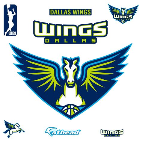 Dallas Wings: Logo - Officially Licensed WNBA Removable Wall Decal