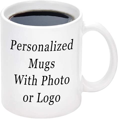 Personalized Coffee Mug - Add Your Custom Text, Picture or Logo on ...