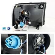 Buy For 99-04 F250 F350 F450 F550 Superduty Smoke LED Headlight+Black ...