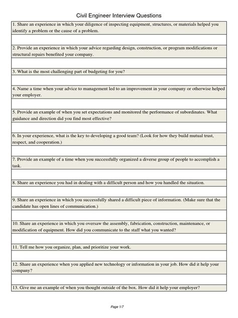 Image result for Civil Engineering Job Interview