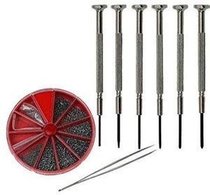 DIY Crafts Combo Eyeglass Watch Screw Assortment Screwdriver Tweezer ...