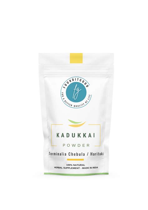 Kadukkai Powder ( Haritaki / Terminalia Chebula ) – 100% Natural ...