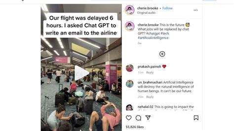 Woman uses ChatGPT to write email to airline after her flight delay ...