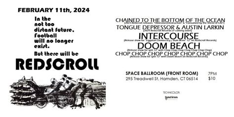 CTTBOTO w/ Tongue Depressor & Austin Larkin, Intercourse, Doom Beach ...