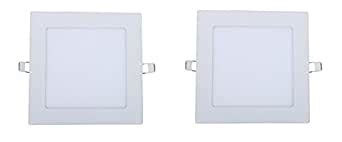 Buy Tecticon 12w Square led Panel Light for Ceiling (White Color) with ...