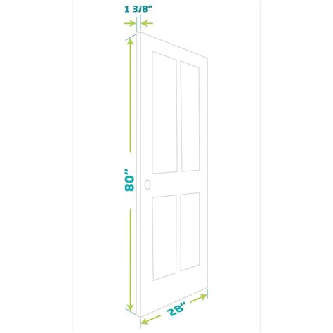 EightDoors 28-in x 80-in Natural 2-panel Smooth Solid core Unfinished ...