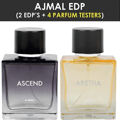 Buy AJMAL ASCEND FOR MEN AND WOMEN & ARETHA FOR WOMEN EDP COMBO PACK OF ...