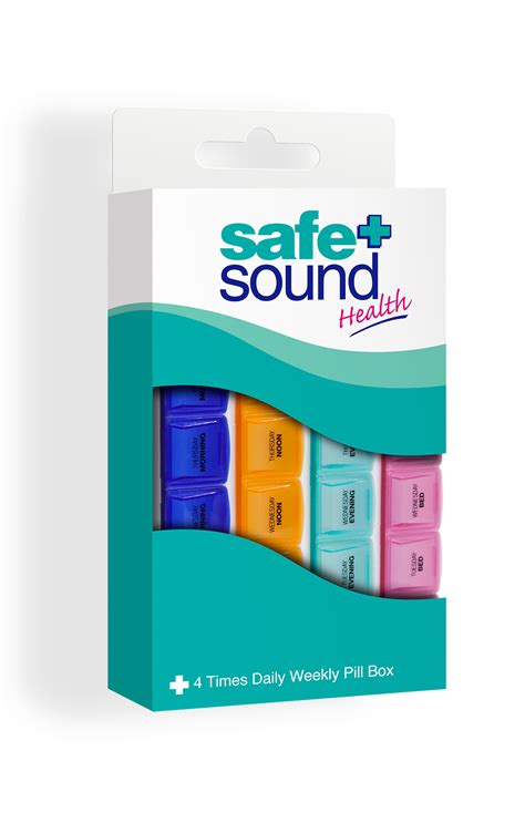 Pill Box 7 Days Morning Noon Evening - Around 3 Compartments 【海外正規品】