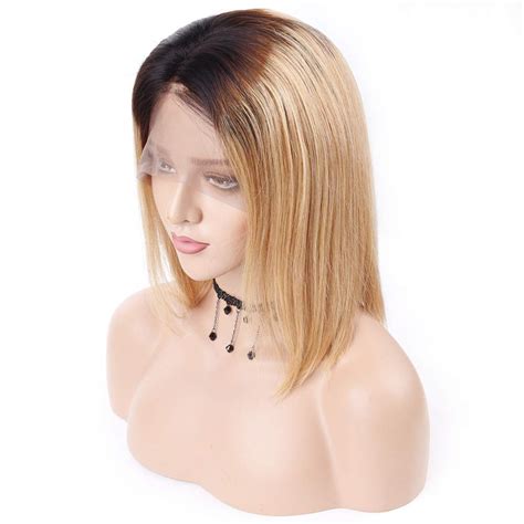 Buy Queen Plus Hair 1B/27 Color Short Bob Wig for Black Women 150% ...