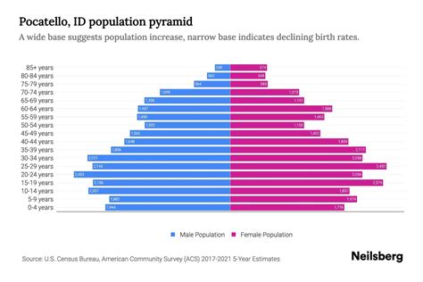 Pocatello, ID Population by Age - 2023 Pocatello, ID Age Demographics ...