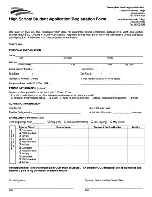 18 Printable sample job application for high school students Forms and ...