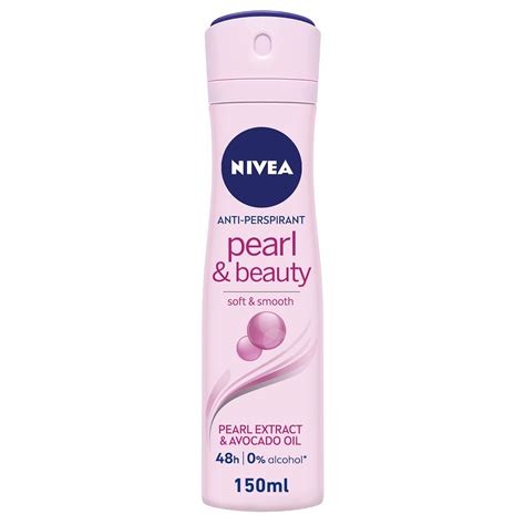 Nivea Unisex Pearl & Beauty Anti-Perspirant Fresh Scent Spray 150 Ml ...