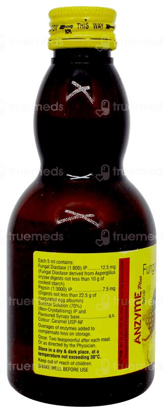 Anzyme Plus Pineapple Syrup 200 Ml - Uses, Side Effects, Dosage, Price ...