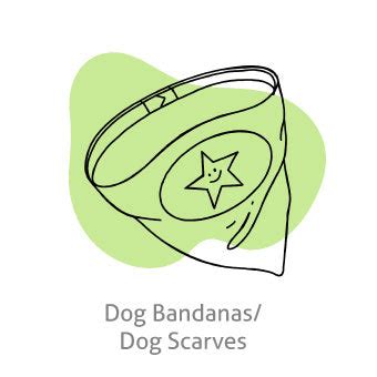 Buy Stylish & Customized Dog Bandanas Online l Lana Paws