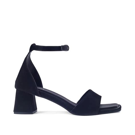 Buy Gabbana Backstrap Everyday Block Black Heels | Lino Perros