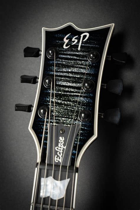 ESP Custom Shop EC-CTM Glitter Storm Black (E0990252) - Guitars Rebellion
