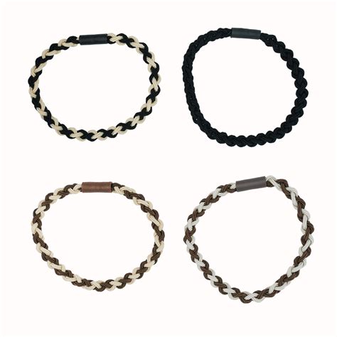 Braided Hair Ties( Set of 4)