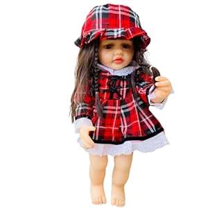 NestyFox Realistic Silicone Reborn Baby Girl Doll | 55cm Large Lifelike ...