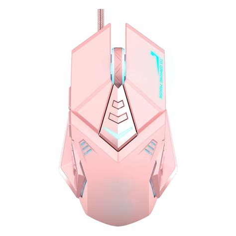 Inphic Pink Gaming Mouse Usb Optical Wired Mouse Rgb Backlight ...