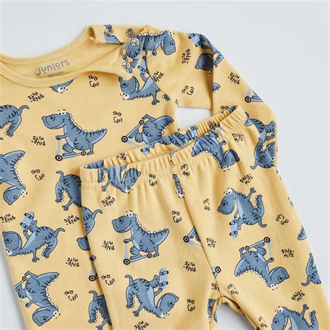 Buy Juniors Dinosaur Print T-shirt And Pyjamas Set from Juniors at just ...