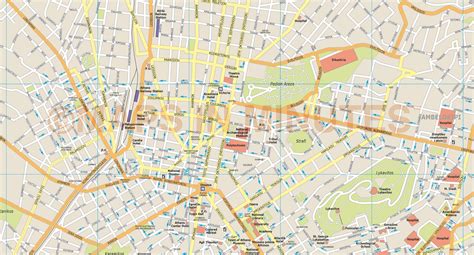 athens city map