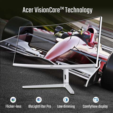 Acer Nitro 74.93 cm (30 inch) Curved WFHD VA Panel with ErgoStand, VESA ...