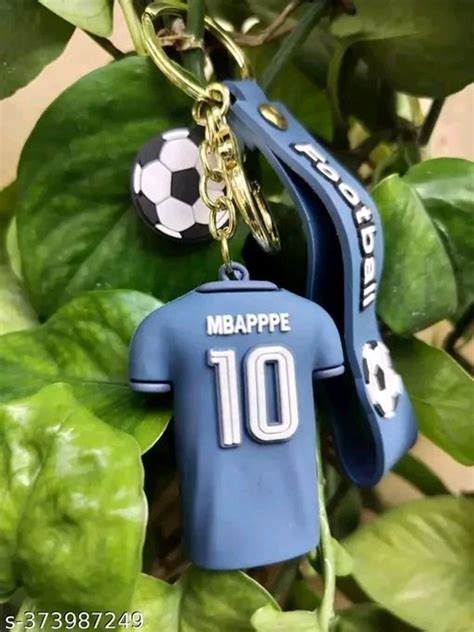 Will Vision Grey 3D Mbapppe Jersey Keychain Keyring Football Keychain ...