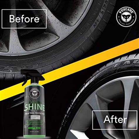 Foxcare Extreme shine - Tyre & Trim Protectant | Tyre Shiner |Tyre Pol ...