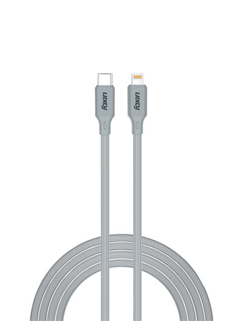 Foxin 20W PD Fast Charging Type-C to Lightning 1.2M Gear Type Durable ...