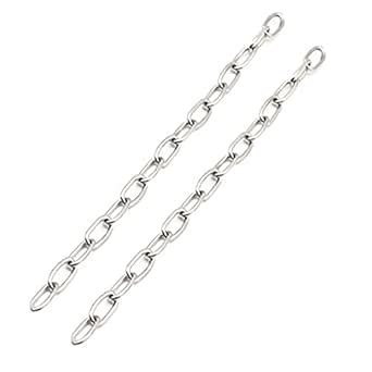 Small Metal Chain,Stainless Steel Safety Chains 40in (L) x 3MM (T) Long ...