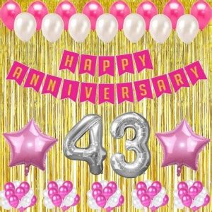 Alaina Happy Anniversary Decoration Kit - 1 Pcs Happy Anniversary ...