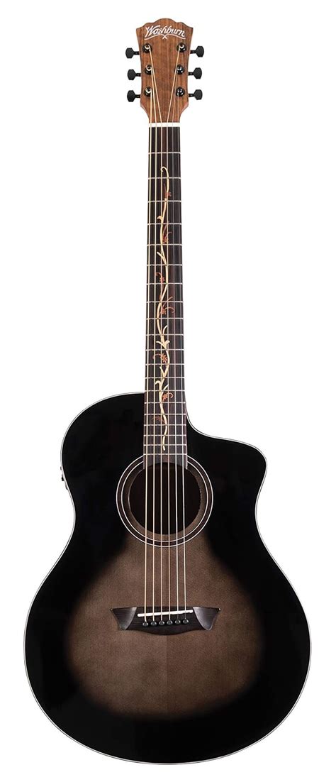 Washburn Bella Tono BTS9VCECH-D 6-String Acoustic-Electric Guitar ...