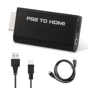 atdaraz PS2 to HDMI Converter Adapter, with 3,5mm Audio Jack&HDMI ...