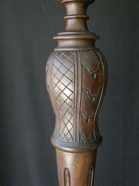 Antique Wooden Floor Lamp 2097 6