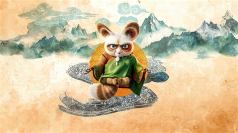 Master Shifu Wallpaper 4K, Kung Fu Panda 4