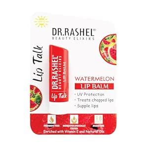 Buy Dr.Rashel Watermelon Lip Balm - 4.5 gms Tinted Lip Moisturizer for ...