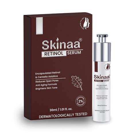 Skinaa Retinol Face Serum 2% For Face With Retinol & Centella Asiatica ...