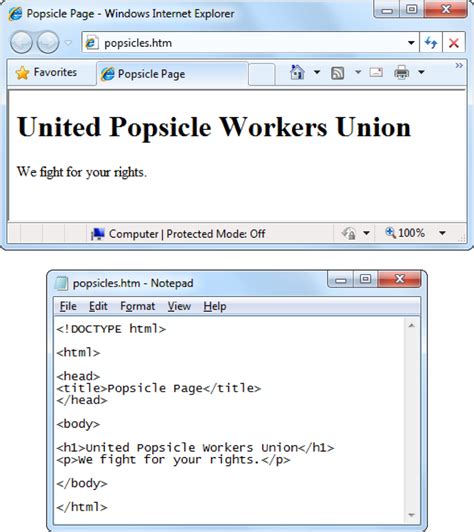 Creating HTML Documents Steps 的图像结果