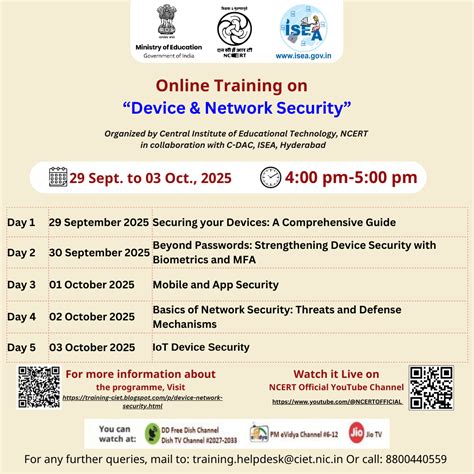 Device & Network Security | Central Institute of Educational Technology ...