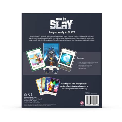 Here to Slay Card Game Fantasy Adventure Strategy Game – SATYAM STATIONERS