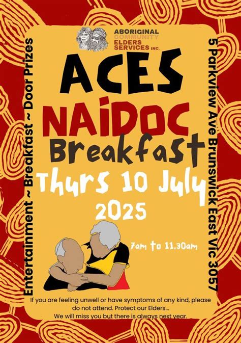 ACES NAIDOC Breakfast 2025, 5 Parkview Avenue, Melbourne, VIC ...