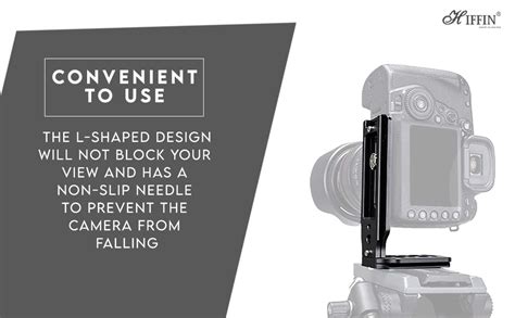 Buy HIFFIN HOT-L-Type Quick Release Camera Vertical Plate Dual Camera ...