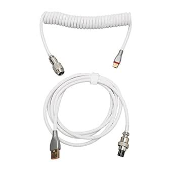 3NH® Coiled Keyboard Cable, Coiled Type C to USB A Mechanical Keyboard ...