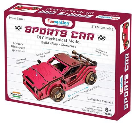 Arjoos | Sports Car - DIY Functional Mechanical Model | I 3D Puzzle ST ...