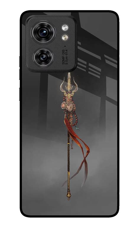 Buy Now Shiv Trishul Glass Case for Moto Edge 40 Online | Casekaro