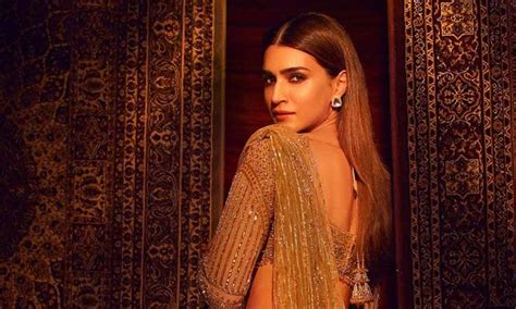 Kriti Sanon unleashes her inner enchantress in embellished saree